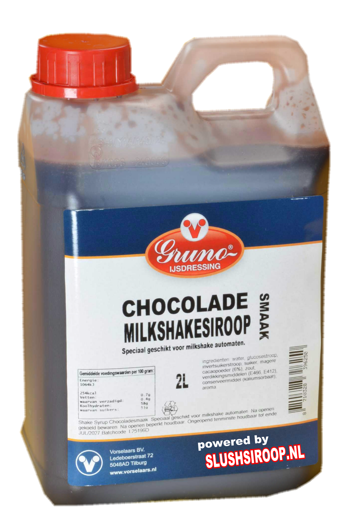 MilaNNE milkshake siroop chocolade slushsiroop.nl
