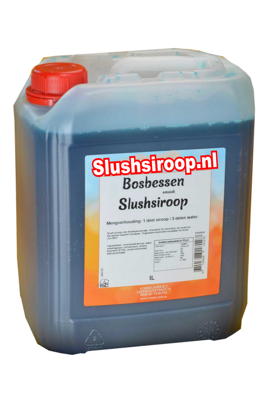 Tankje bosbessen slush siroop - slushsiroop.nl